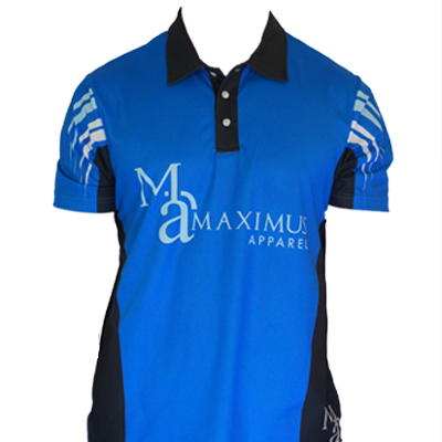 Maximus Apparel Blue Polo